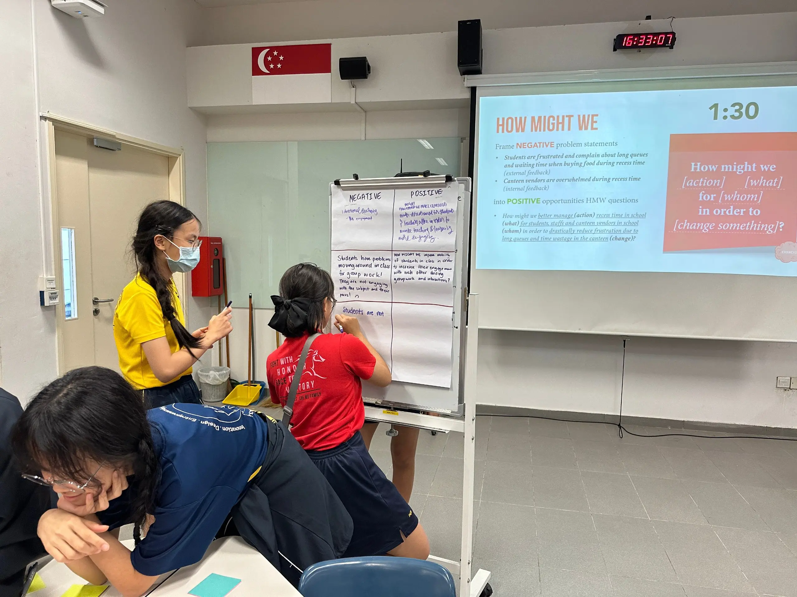 design thinking How Might We statement critical thinking Singapore secondary school 21CC