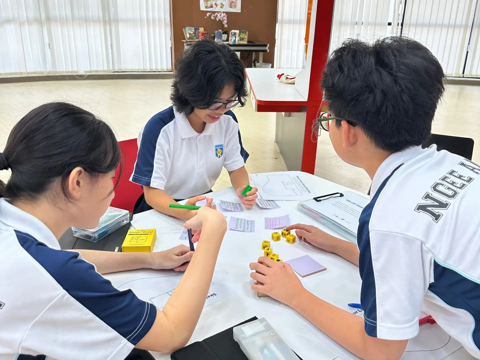 adaptive thinking secondary school students design thinking ideation Singapore