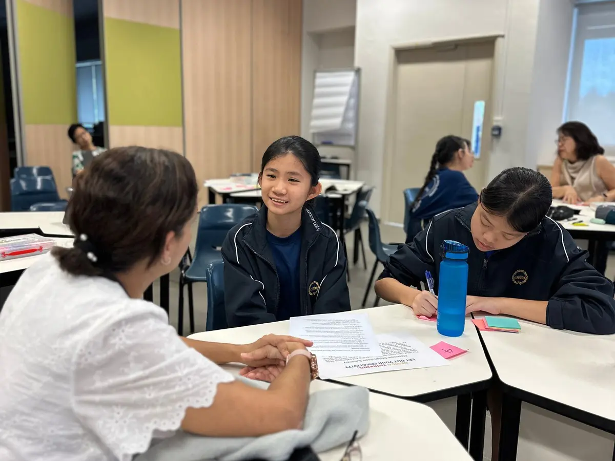 Empathy interview design thinking workshop secondary school Singapore students